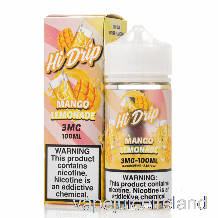 Vape Juice Mango Lemonade - Hi-Drip E-Liquids - 100mL 6mg